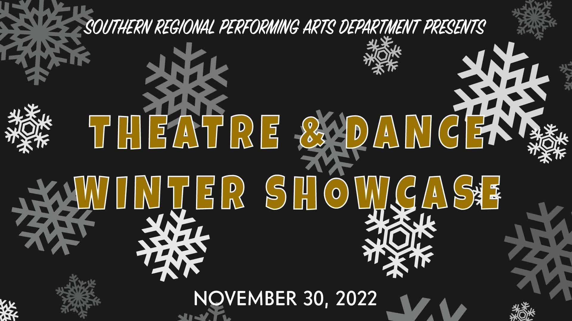 Theatre and Dance Winter Showcase